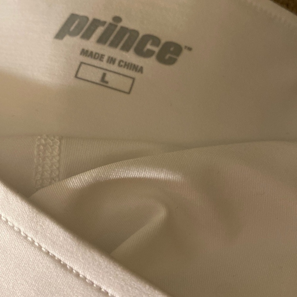 Prince Tennis Skirt Skort White NEW LARGE - Picture 6 of 7